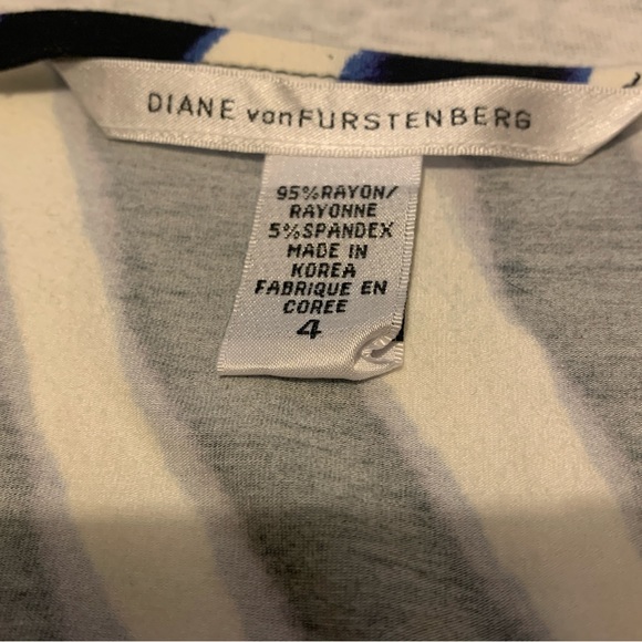 Diane Von Furstenberg the Antonio Wrap Dress in Tropical Zebra - Picture 7 of 9